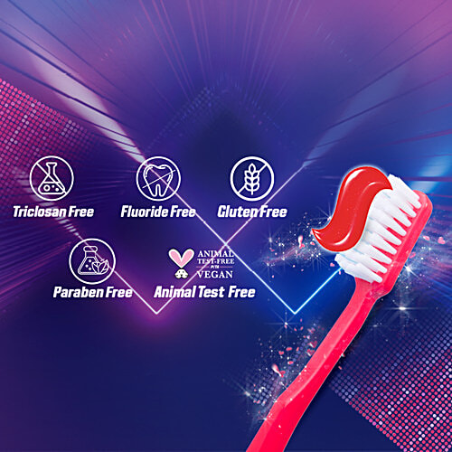 Dabur Red Bae Fresh Gel Oral Care Toothpaste - Activ Germ Kill Formula, 12 Hour Freshness, 300 g (150 g x 2 N) 