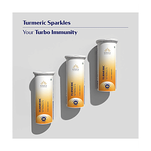 Buy Kerala Ayurveda Turmeric Sparkles Effervescent Tablet Immunity
