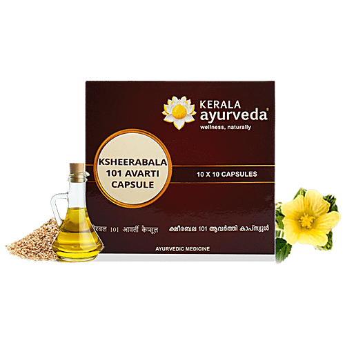 Buy Kerala Ayurveda Ksheerabala 101 Avarti Capsule For Healthy Joints