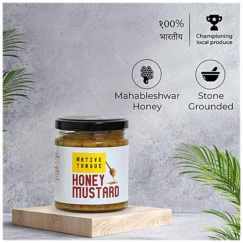Buy Native Tongue Whole Grain Honey Mustard Dip Sauce, Toast Spread