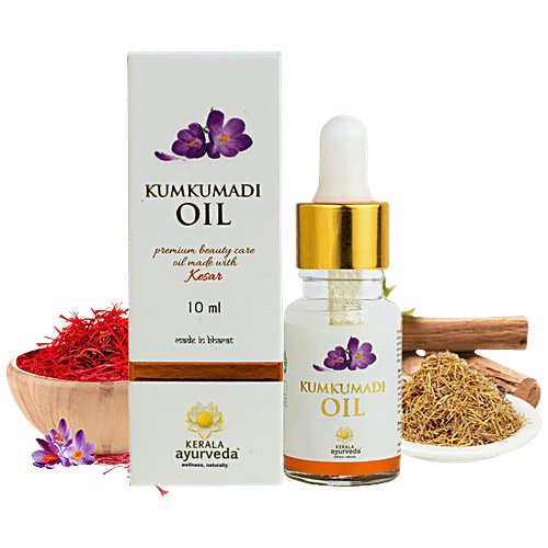 Buy Kerala Ayurveda Kumkumadi Oil Made With Kesar, For Glowing