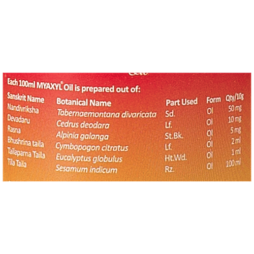 Buy Kerala Ayurveda Myaxyl Oil NonIrritant, Quick Relief From Knee