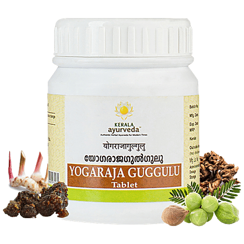 Buy Kerala Ayurveda Yogaraja Guggulu Tablet Herbal, Helps Relief