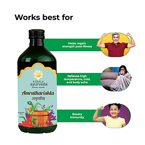 Buy Kerala Ayurveda Amrutharishta Tonic Immunity Booster, Relieves
