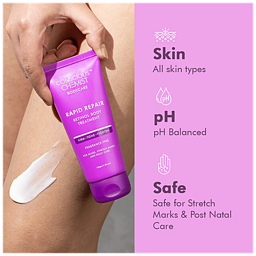 Buy Conscious Chemist Rapid Repair Retinol Body Treatment Cream For