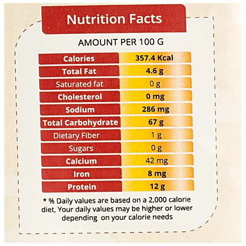 Atri Foods Bajra Flour - Organic, 500 g Pouch 