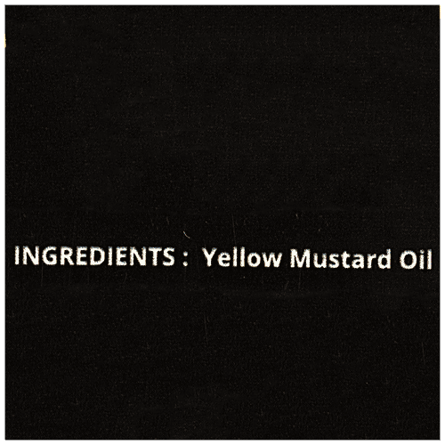 Atri Foods Cold Pressed Yellow Mustard Oil - Kachchi Ghani, 1 L PET Bottle 