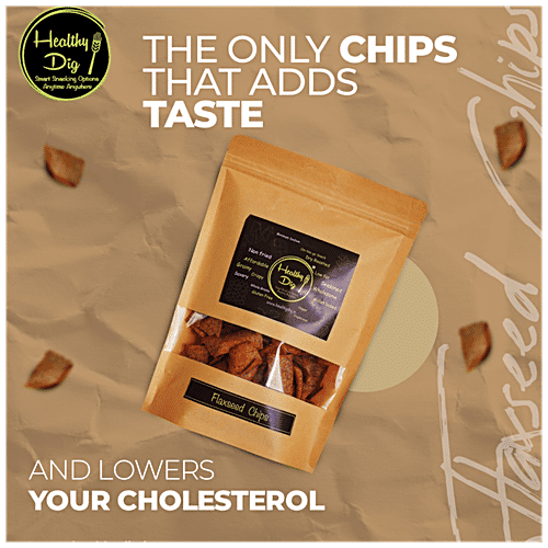 Buy Healthy Dig Flaxseed Chips Online at Best Price of Rs 129 bigbasket