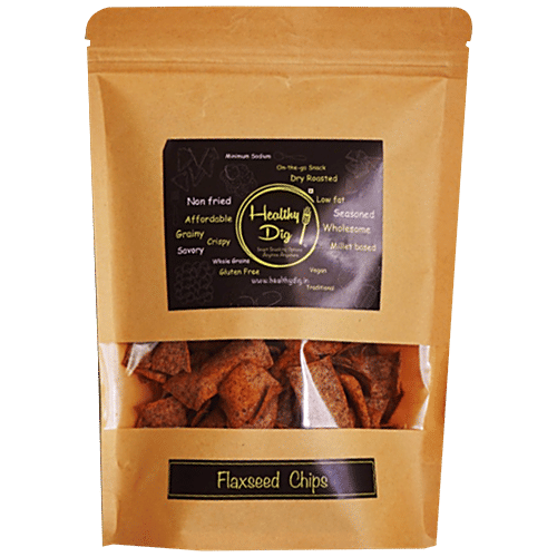 Buy Healthy Dig Flaxseed Chips Online at Best Price of Rs 129 bigbasket