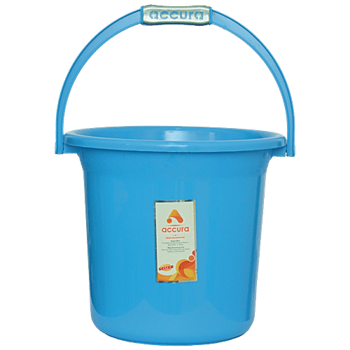 Buy Accura Bucket Plastic, Strong & Durable, Blue Online at Best