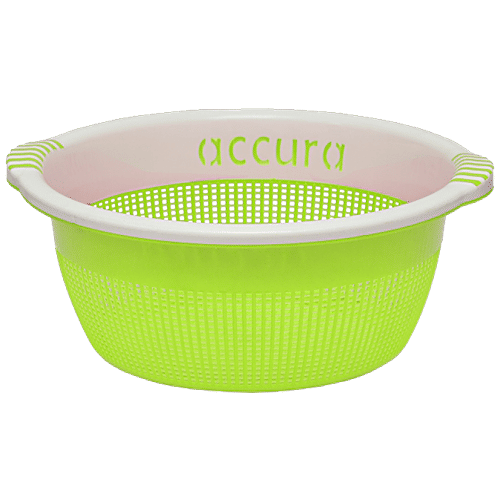 Accura Fruit Basket - Strong, Durable, For Home & Kitchen, Medium, Multicolour, 1 pc