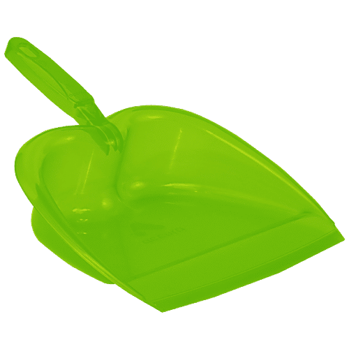 Buy Accura Dust Pan Plastic, Strong & Durable, Sturdy Handle, Blue