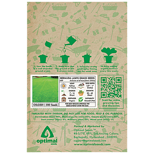 Buy Optimal Seeds Bermuda Lawn Grass Seeds Online at Best Price of Rs 149 bigbasket