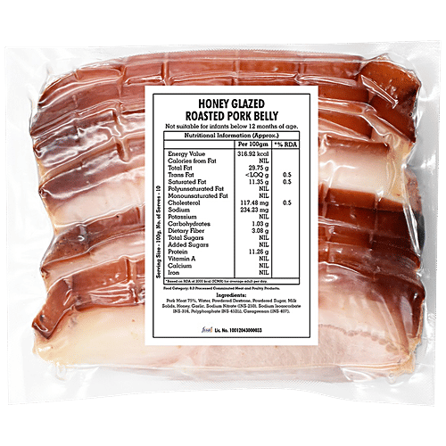 MeisterWurst Honey Glazed Roast Pork Belly, 500 g  