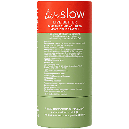 Wellbeing Nutrition Slow Burn Capsules - Capsimax, CLA & Garcinia Cambogia In Active Liquid L-Carnitine, 60 pcs  