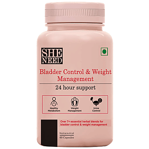 Buy SheNeed Bladder Control & Weight Management Capsules For Women