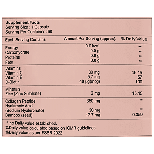 SheNeed Joint Collagen Capsules - For Knee Caps & Bones, Joint Care, 60 pcs