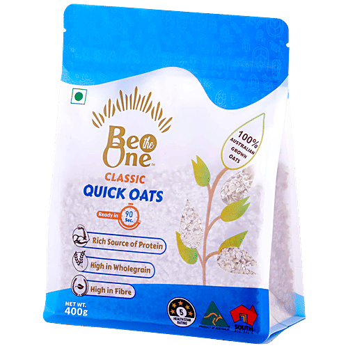 Buy Be the one Classic Quick Oats Rich In Protein & Fibre, High In