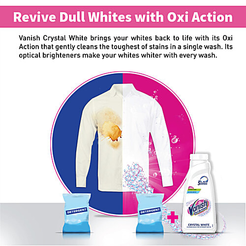 Buy Vanish Oxi Action White Chlorine Bleach Free Detergent Liquid