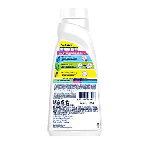 Buy Vanish Oxi Action White Chlorine Bleach Free Detergent Liquid