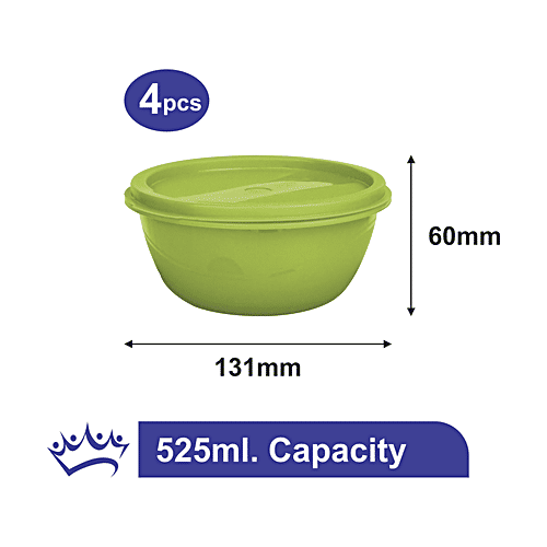 Buy Princeware Storage Containers Plastic, Assorted Colours, Store