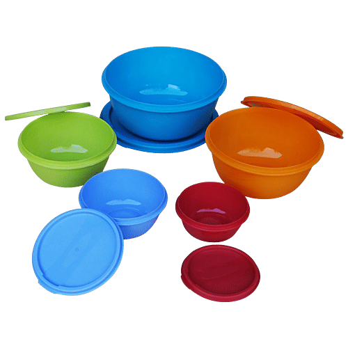 Buy Princeware Storage Containers Plastic, Assorted Colours, Store