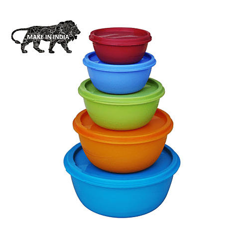 Buy Princeware Storage Containers Plastic, Assorted Colours, Store