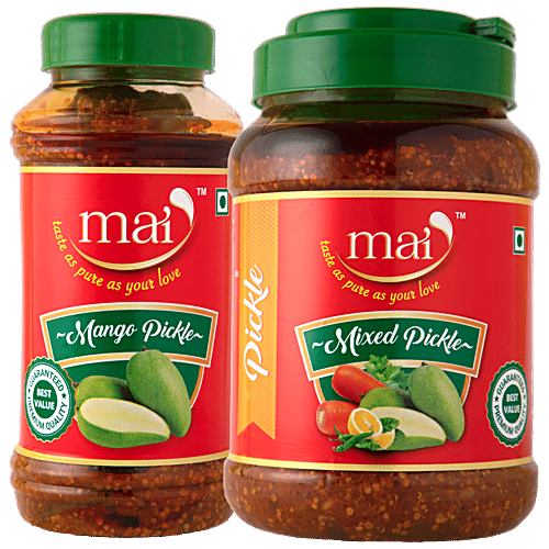 Buy MAI Pickles Combo Mango + Mixed Online at Best Price of Rs 245