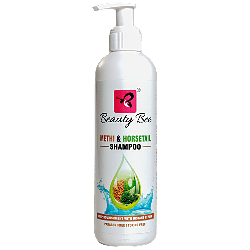 Buy Beauty Bee Methi & Horsetail Shampoo Deep Nourishment With Instant Repair Online at Best