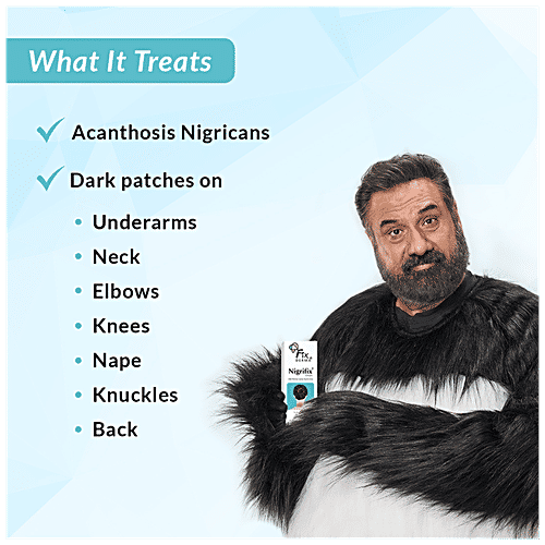 Fixderma Nigrifix Cream - Exfoliates Skin, Treats Dark Patches On Underarms, Neck, Elbows, 100 g  