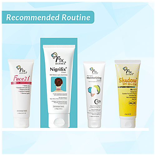 Fixderma Nigrifix Cream - Exfoliates Skin, Treats Dark Patches On Underarms, Neck, Elbows, 100 g  