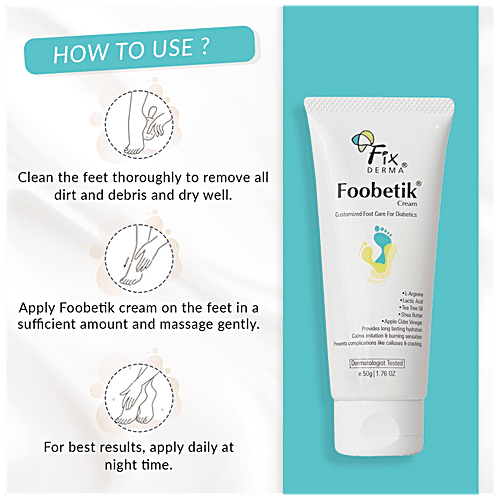 Buy Fixderma Foobetik Cream Provides LongLasting Hydration, Foot