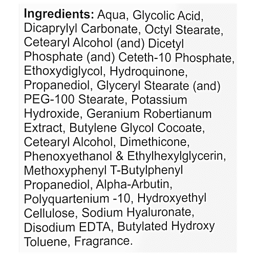 Fixderma Cosmetic Laboratories AHA Lightening Gel HQ - Treats Uneven Skin Tones, Paraben Free, 30 ml  