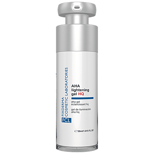 Fixderma Cosmetic Laboratories AHA Lightening Gel HQ - Treats Uneven Skin Tones, Paraben Free, 30 ml  