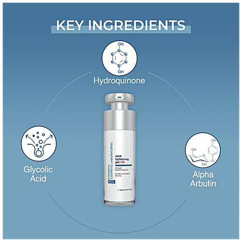 Fixderma Cosmetic Laboratories AHA Lightening Gel HQ - Treats Uneven Skin Tones, Paraben Free, 30 ml  