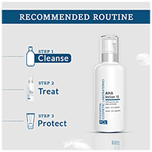 Fixderma Cosmetic Laboratories AHA Lotion 15 - Removes Dead Skin Cells, Hydrates, Brightens & Lightens Skin, 100 ml  