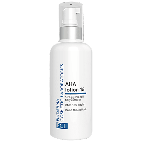 Fixderma Cosmetic Laboratories AHA Lotion 15 - Removes Dead Skin Cells, Hydrates, Brightens & Lightens Skin, 100 ml  