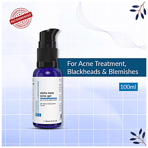 Fixderma Cosmetic Laboratories Alpha-Beta Acne Gel - Unclogs Pores, Treats Acne, Blackheads & Blemishes, 30 ml  