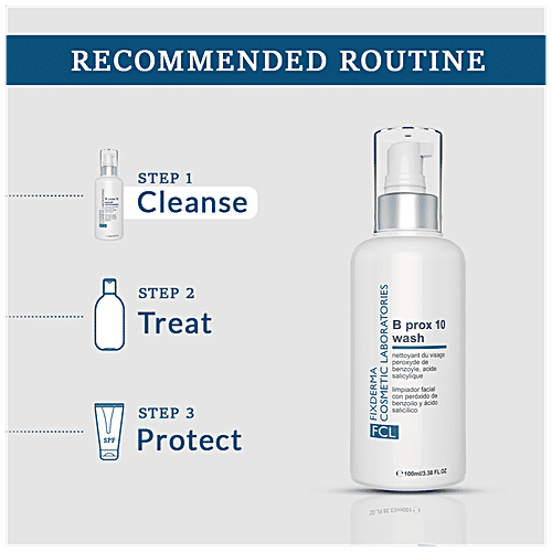 Fixderma Cosmetic Laboratories B-Prox 10 Face Wash - Unclogs Pores, Cleanser For Oily Skin & Blackheads, 100 ml  