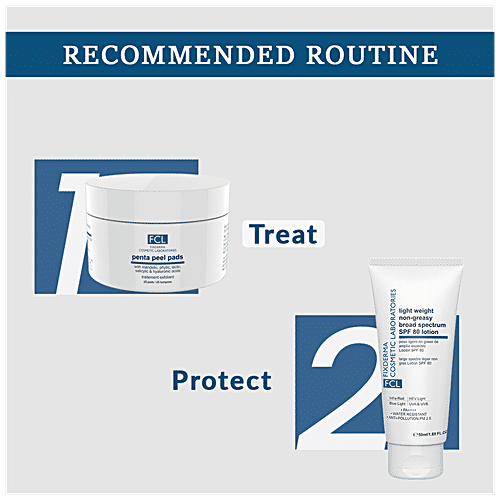 Fixderma Cosmetic Laboratories Penta Peel Pads - Removes Dead Cells, Treats Uneven Skin Tones, 25 pcs  