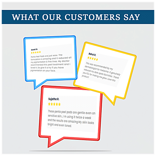 Fixderma Cosmetic Laboratories Penta Peel Pads - Removes Dead Cells, Treats Uneven Skin Tones, 25 pcs  