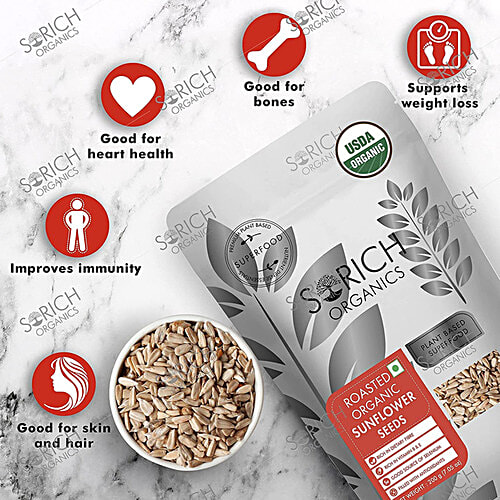 Buy Sorich Organics Roasted Sunflower Seeds Rich In Antioxidants