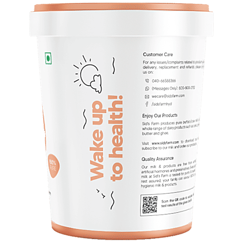 Buy Sids Farm Cow Curd 100 Pure, No Hormones, Rich In Calcium