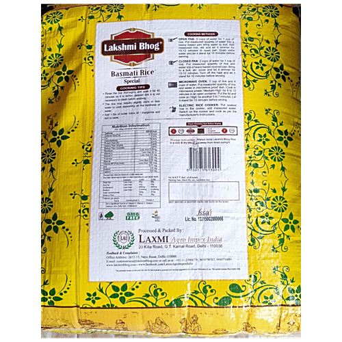 Buy Laxmi Bhog Basmati Rice Special Tasty, Healthy, Long Grain Online