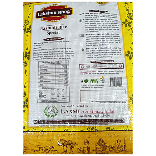 Buy Laxmi Bhog Basmati Rice Special Tasty, Healthy, Long Grain Online