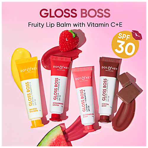 Buy Dot & Key Gloss Boss Lip Balm With Vitamin C & E SPF 30, Heals