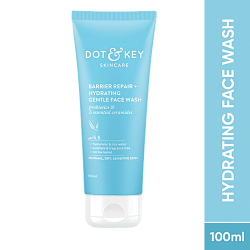 Buy Dot & Key Barrier Repair + Hydrating Gentle Face Wash pH 5.5, For