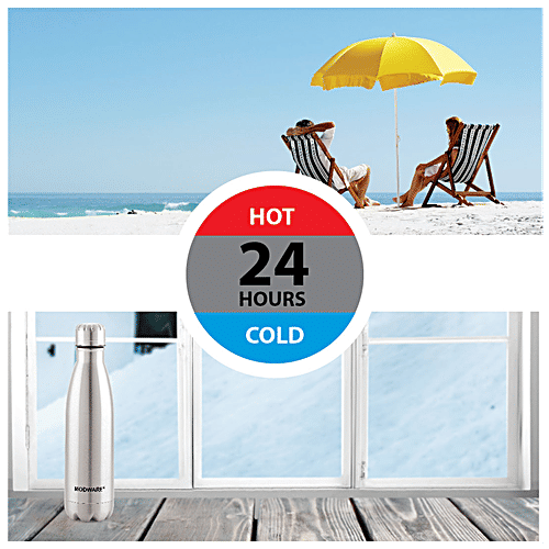 Buy Modware Kool King Stainless Steel Vacuum Insulation Bottle Silver