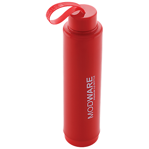 Modware Kool Kammander Insulated Bottle - Red, Leak Proof, Retains Temperature & Freshness, 600 ml  