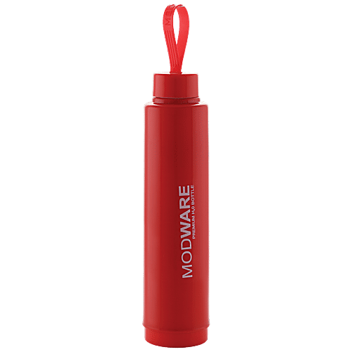 Modware Kool Kammander Insulated Bottle - Red, Leak Proof, Retains Temperature & Freshness, 600 ml  